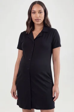 Chemise De Nuit De Maternité À Manches Courtes