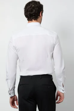Burton Chemise de Ville he à Plis Devant Coupe Ajustée Manches Longues<Homme Chemises