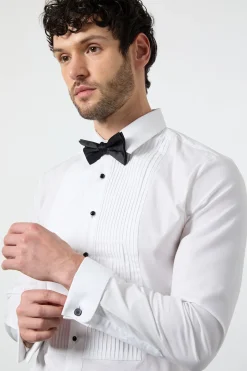 Burton Chemise de Ville he à Plis Devant Coupe Ajustée Manches Longues<Homme Chemises