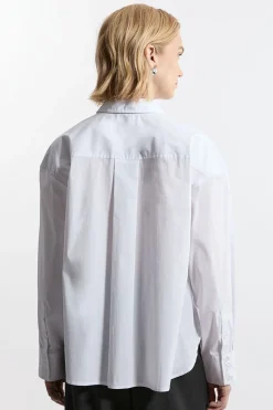 KarenMillen Chemise en coton ajustée à boutons<Femme Tailleurs|Tops