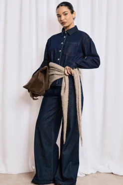 Chemise en denim