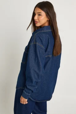 Chemise en denim oversize