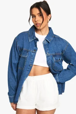 Chemise en denim oversize