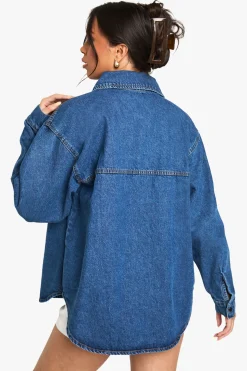 Chemise en denim oversize