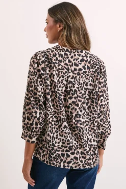 Chemise à Enfiler Imprimé Léopard