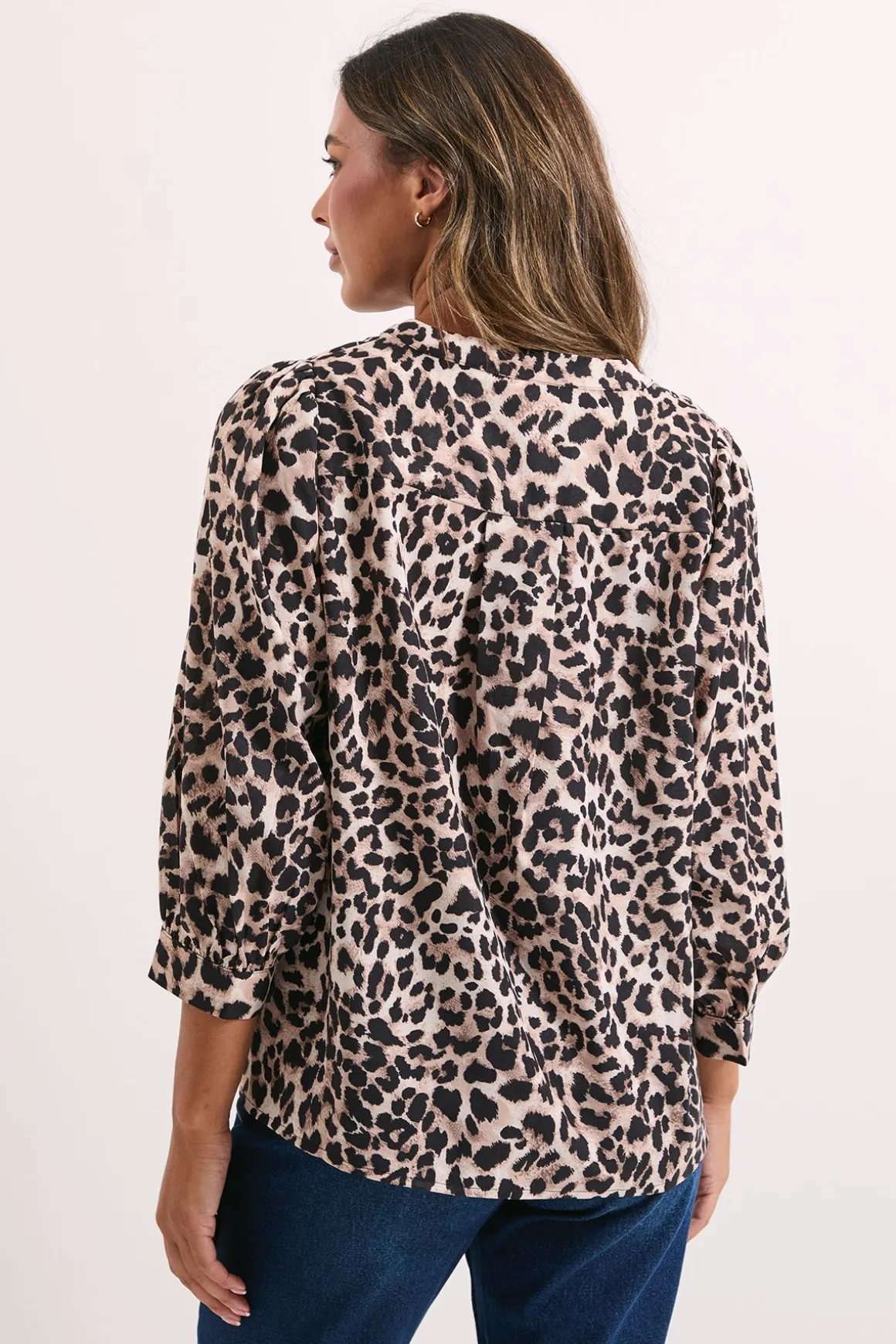 Chemise à Enfiler Imprimé Léopard
