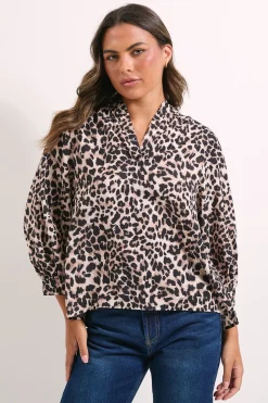 Chemise à Enfiler Imprimé Léopard