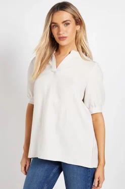 Chemise À Enfiler À Manches Bouffantes