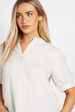 Chemise À Enfiler À Manches Bouffantes