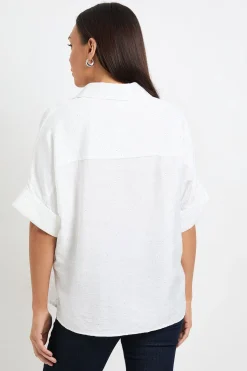 Wallis Chemise À Enfiler À Manches Courtes Avec Détails Hotfix<Femme Tops