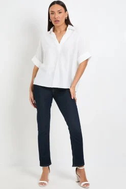 Wallis Chemise À Enfiler À Manches Courtes Avec Détails Hotfix<Femme Tops