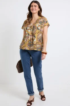Chemise À Enfiler Motif Cachemire