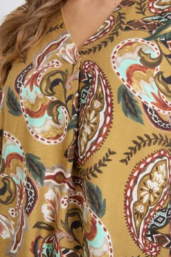 Chemise À Enfiler Motif Cachemire