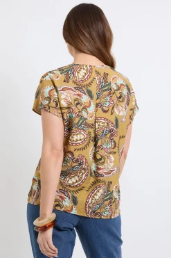 Chemise À Enfiler Motif Cachemire