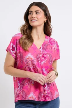 Chemise À Enfiler Motif Cachemire