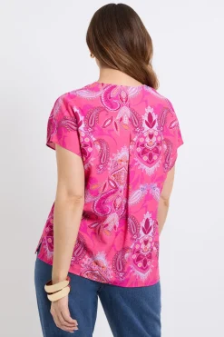 Chemise À Enfiler Motif Cachemire