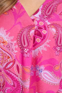 Chemise À Enfiler Motif Cachemire