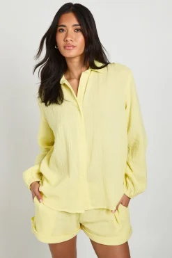 Chemise En Gaze De Coton
