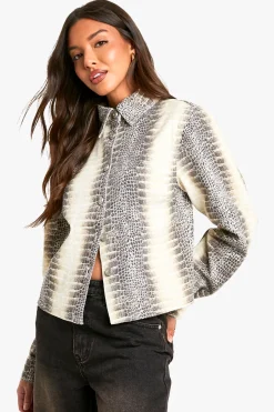 Chemise en jean imitation Croc