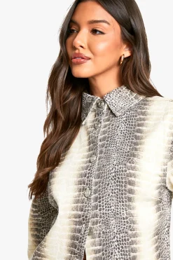 Chemise en jean imitation Croc