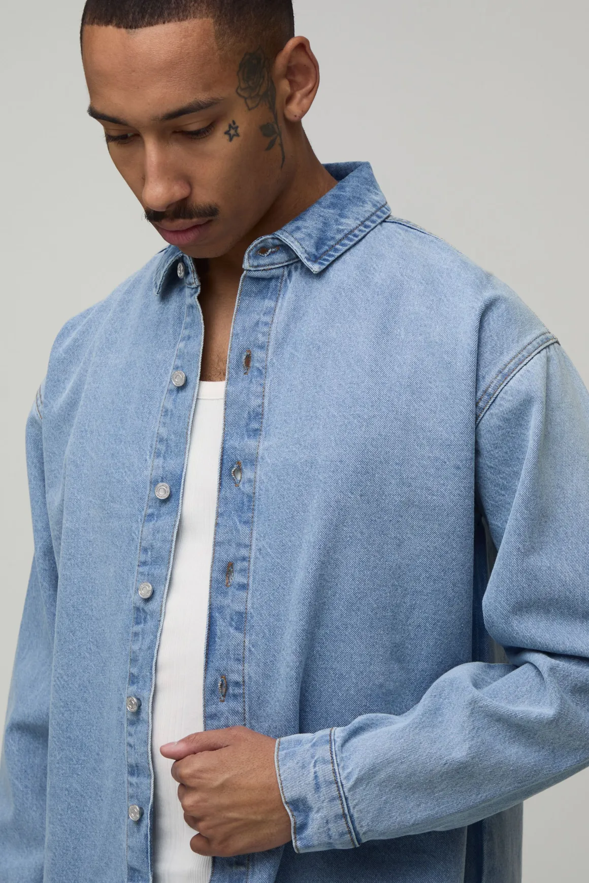 Chemise En Jean Oversize