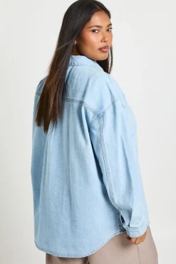 Chemise En Jean Oversize Grande Taille