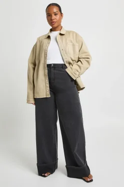 Chemise En Jean Oversize Grande Taille
