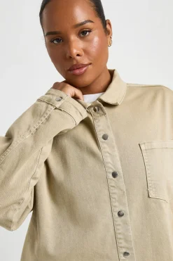Chemise En Jean Oversize Grande Taille
