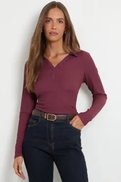 Wallis Chemise En Jersey À Col<Femme Tops