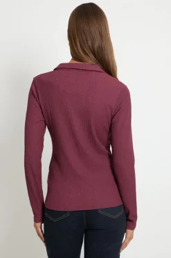 Wallis Chemise En Jersey À Col<Femme Tops