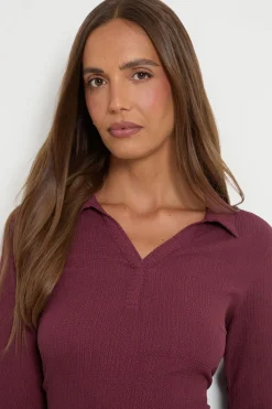 Wallis Chemise En Jersey À Col<Femme Tops