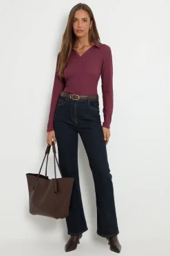 Wallis Chemise En Jersey À Col<Femme Tops