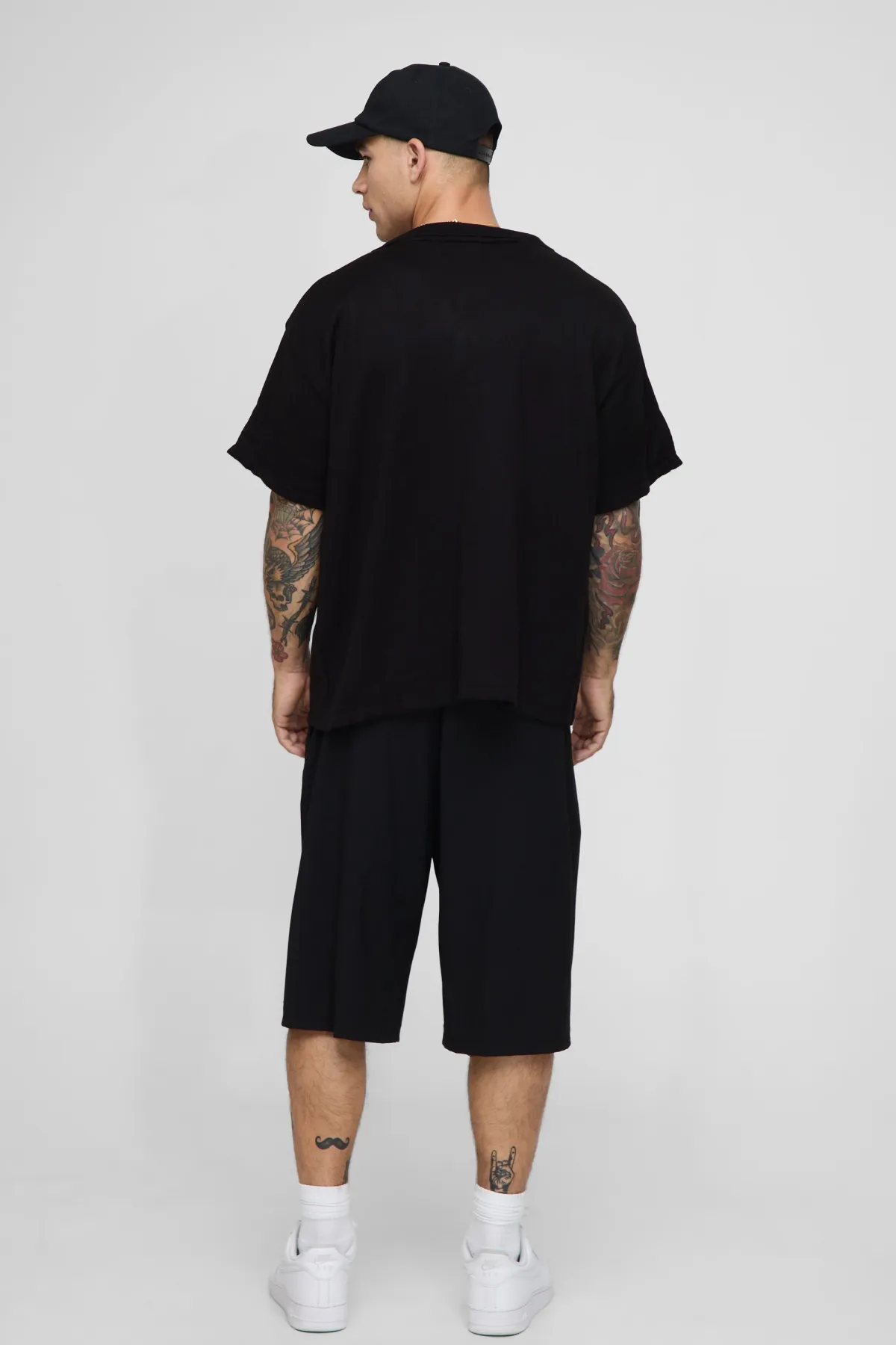 boohooMAN Chemise en maille brodée Boxy Resort<Homme Chemises|Maille