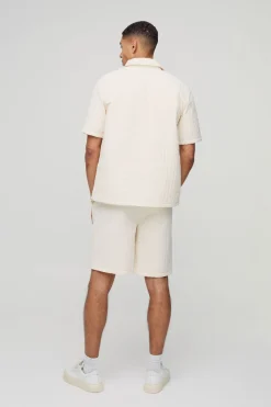 Chemise en nylon matelassé surdimensionnée