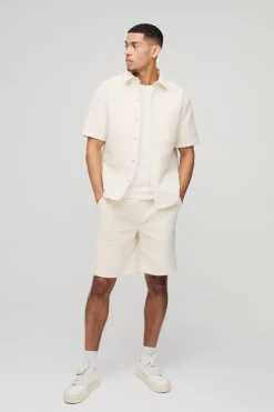Chemise en nylon matelassé surdimensionnée