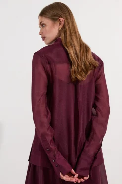 Chemise en Organdi Tissé