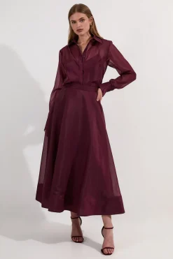 Chemise en Organdi Tissé