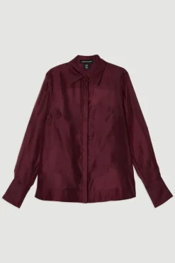 Chemise en Organdi Tissé