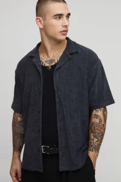Chemise en éponge Revere oversize
