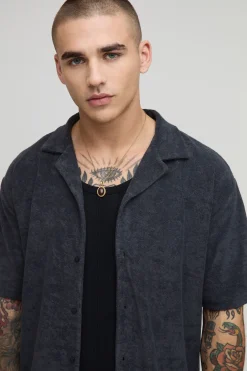 Chemise en éponge Revere oversize
