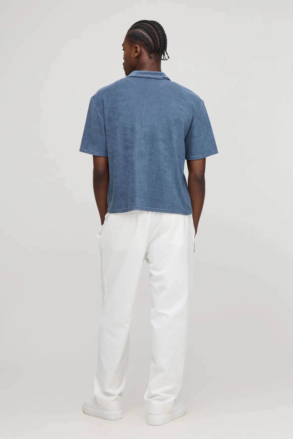 Chemise en éponge Revere surdimensionnée et à coupe carrée