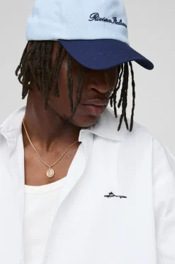 Chemise en popeline brodée à manches longues, surdimensionnée pour les grandes tailles