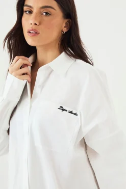 Chemise en Popeline de Coton Oversize DSGN Studio