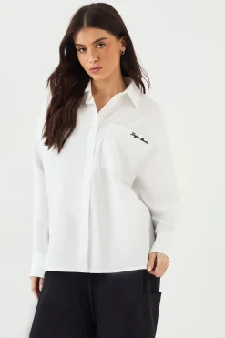 Chemise en Popeline de Coton Oversize DSGN Studio