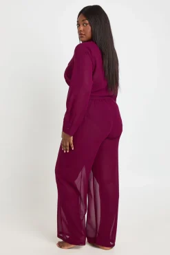 boohoo Chemise Grande Taille En Mousseline À Nouer Devant<Femme Tenues De Plage