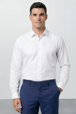Burton Chemise Grande Taille & Tall he À Manches Longues Facile À Repasser<Homme Chemises