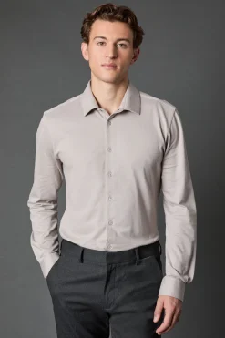Burton Chemise e Piqué Coupe Ajustée Manches Longues<Homme Chemises