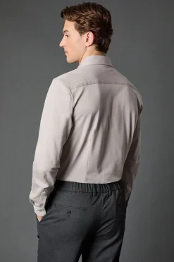 Burton Chemise e Piqué Coupe Ajustée Manches Longues<Homme Chemises