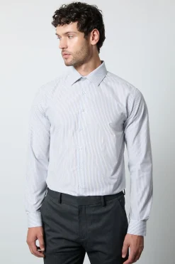 Burton Chemise Habillée Ajustée À Rayures hes Manches Longues<Homme Chemises