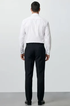 Burton Chemise Habillée Blanche À Plis Devant Grande Taille Et Haute<Homme Chemises